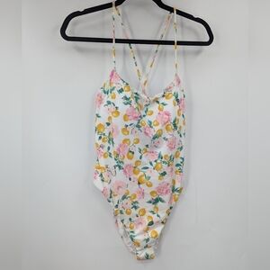 NWT VICTORIA'S SECRET Lace Up Back One Piece Swimsuit